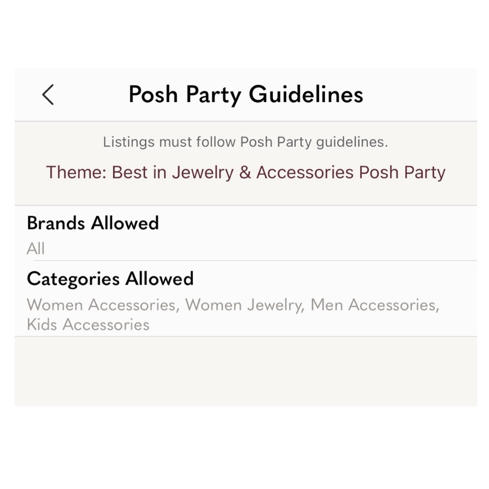 ✨💎POSH PARTY TIME!💍💘 - Picture 3 of 3